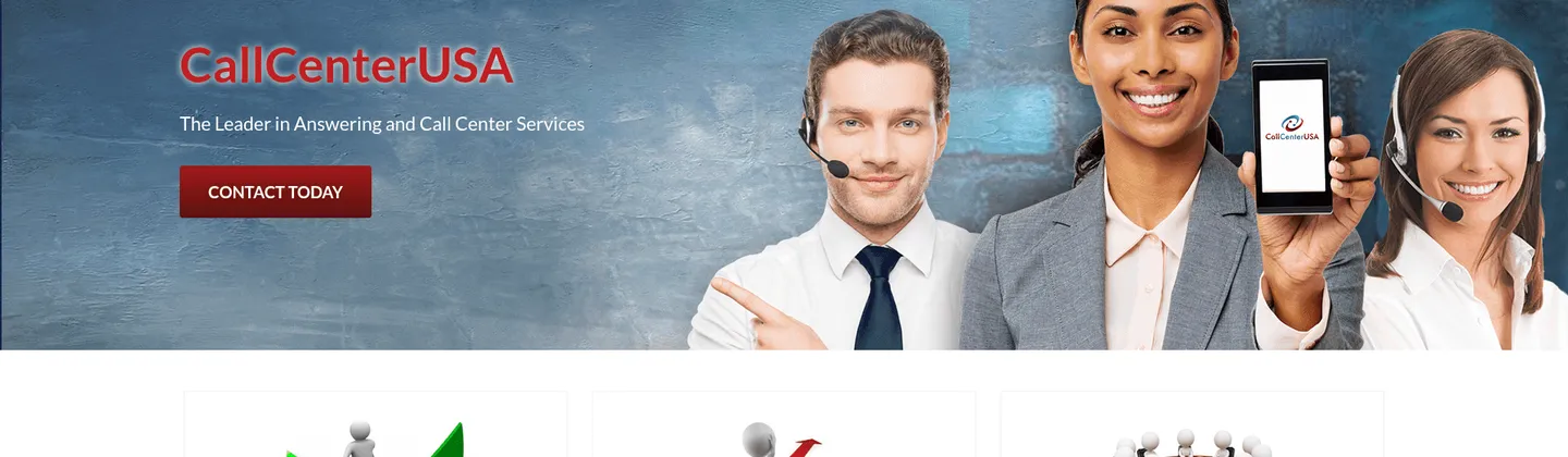 CallCenterUSA team ready to provide live answering for Orlando service businesses